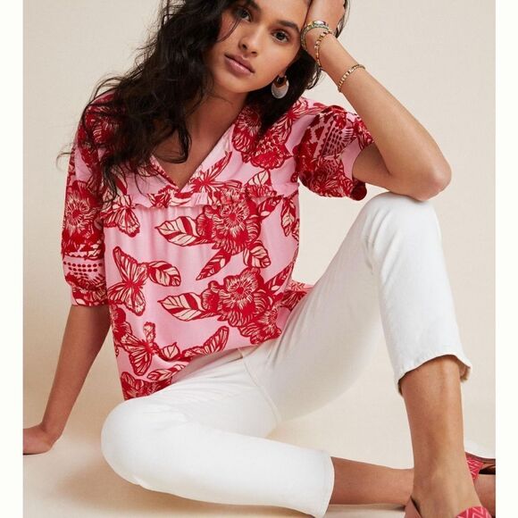 Vineet Bahl Igrid embroidered blouse - Picture 1 of 8